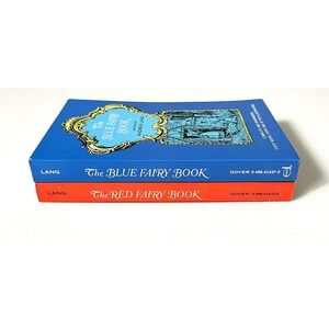 The Blue Fairy Book & The Red Fairy Book Edited by A Lang Set of 2 Unabridged PB